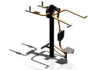 Уличный тренажер "Верхняя тяга Брусья Пресс" УТ339 в Иркутске