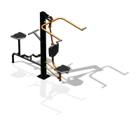 Уличный тренажер "Верхняя тяга Вело" УТ340 в Иркутске