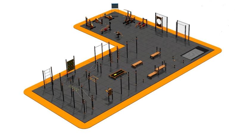 Дизайн проект спортплощадки Угловая в Иркутске