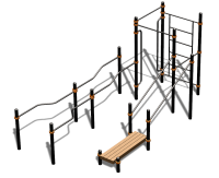 Спортивный комплекс воркаут ВС-194 в Иркутске