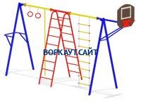 Гимнастический комплекс с баскетбольным щитом МАФ 3001 в Иркутске