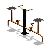 Уличный тренажер  "Вело двойной"   УТ211 в Иркутске