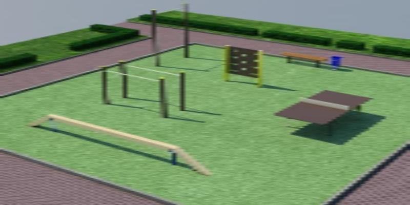 Проект спортплощадки мини спорт  в Иркутске