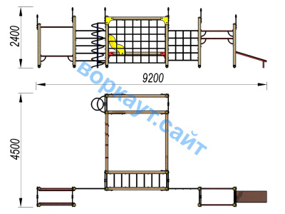 Детский спортивный комплекс ДСК 3102 в Иркутске
