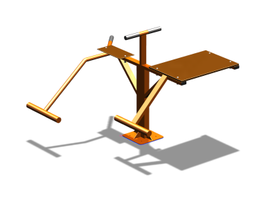 Уличный тренажер "Пресс Гиперэкстензия" УТ327 в Иркутске
