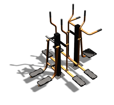 Уличный тренажер "Шпагат Маятник Лыжник двойной" УТ335 в Иркутске