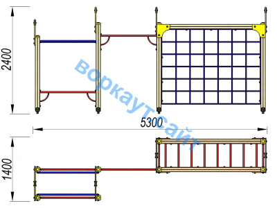 Детский спортивный комплекс Атлет ДСК 3106 в Иркутске