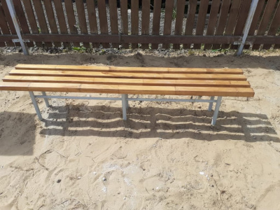 Двухметровая лавочка без спинки 2 м МАФ 1602 в Иркутске