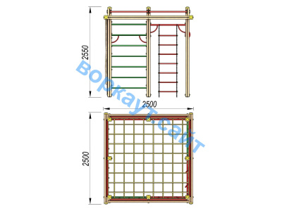 Детский спортивный комплекс ДСК 3110 в Иркутске Детский спортивный комплекс ДСК 3110 в Иркутске