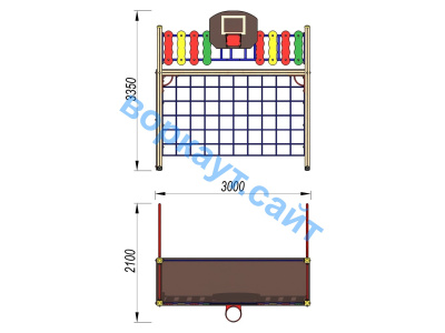Детский спортивный комплекс ДСК 3101 в Иркутске