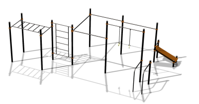 Спортивный комплекс воркаут ВС-153 в Иркутске