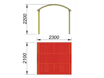 Навес судейский МАФ 4004 в Иркутске
