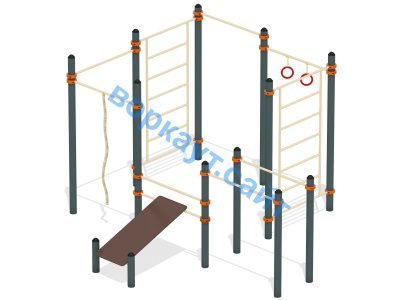 Спортивный комплекс воркаут ВС-47 в Иркутске