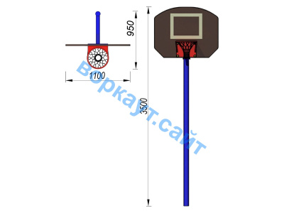 Баскетбольный щит СИО 3510 в Иркутске