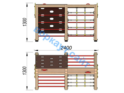 Детский спортивный комплекс ДСК 3203 в Иркутске