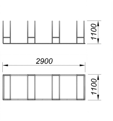 Велопарковка МАФ 6002 в Иркутске