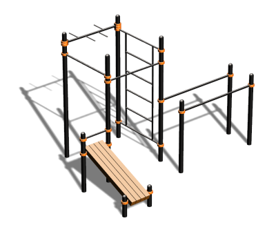 Спортивный комплекс воркаут ВС-91 в Иркутске