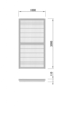 Калитка спортивной площадки МАФ 5105 в Иркутске