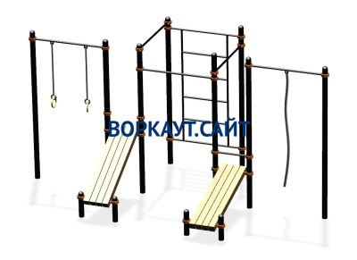 Спортивный комплекс воркаут ВС-44 в Иркутске