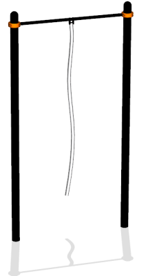 Турник с гимнастическим канатом ВС-34 в Иркутске