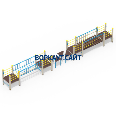 Детский спортивный комплекс Двойной мостик ДСК 3115 в Иркутске