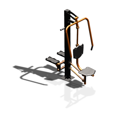 Уличный тренажер "Жим от груди Степпер" УТ342 в Иркутске