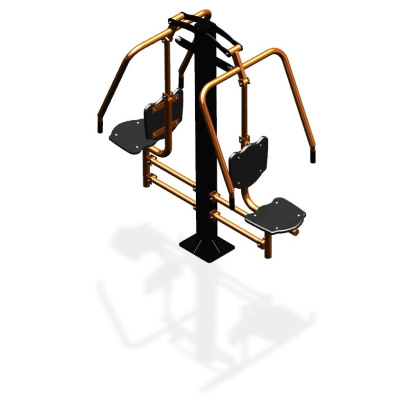 Уличный тренажер  "Жим от груди двойной" УТ204 в Иркутске