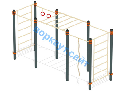 Воркаут комплекс гимнастический  ВС-24 в Иркутске