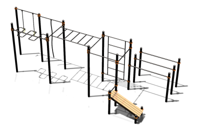 Спортивный комплекс воркаут ВС-77 в Иркутске