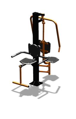 Уличный тренажер "Жим от груди Флекс" УТ324 в Иркутске