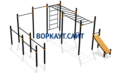 Спортивный комплекс воркаут ВС-109 в Иркутске