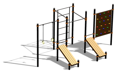 Спортивный комплекс воркаут ВС-125 в Иркутске Спортивный комплекс воркаут ВС-125 в Иркутске