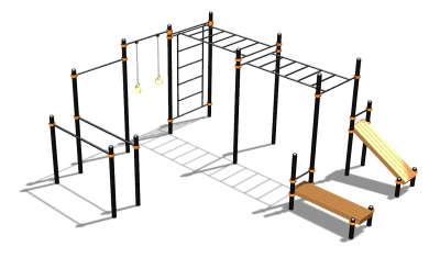 Спортивный комплекс воркаут ВС-71 в Иркутске