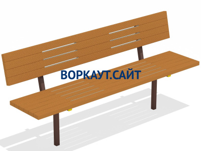 Диван уличный МАФ 1608 в Иркутске