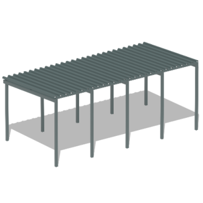 Теневой навес трибун МАФ 4130 в Иркутске