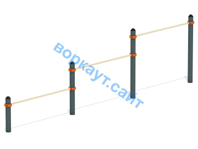 Каскад турников тройной ВС-6 в Иркутске