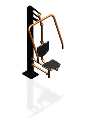 Уличный тренажер "Жим от груди одинарный" УТ 111 в Иркутске