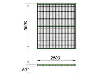 Ограждение спортивной площадки 2500х3000 МАФ 5103 в Иркутске