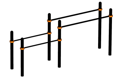 Брусья разновысокие ВС-15 в Иркутске