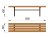 Лавочка без спинки МАФ 1601 в Иркутске Лавочка без спинки МАФ 1601 в Иркутске