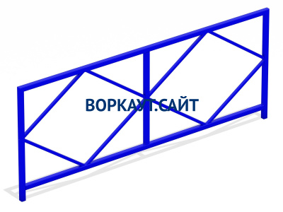 Ограждение площадки МАФ 5001 в Иркутске