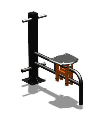 Уличный тренажер "Каталка одинарная" УТ 123 в Иркутске