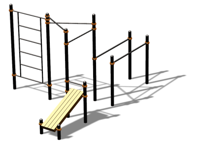 Спортивный комплекс воркаут ВС-140 в Иркутске