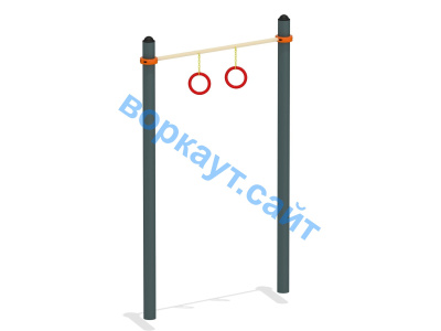 Турник с кольцами ВС-7 в Иркутске Турник с кольцами ВС-7 в Иркутске