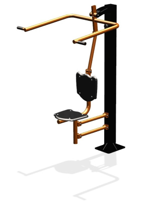 Уличный тренажер "Верхняя тяга одинарный" УТ 114 в Иркутске