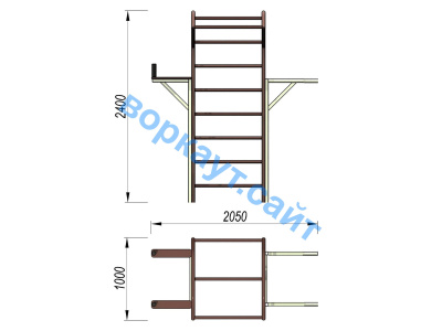 Детский спортивный комплекс 3 в 1 ДСК 3103 в Иркутске