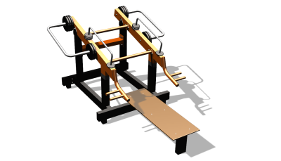 Силовой уличный тренажер  "Жим от груди"  УТ422 в Иркутске