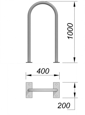 Велопарковка МАФ 6001 в Иркутске