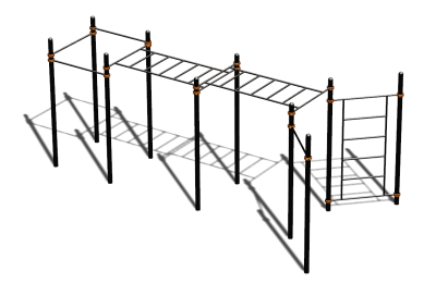 Спортивный комплекс воркаут ВС-118 в Иркутске