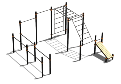 Спортивный комплекс воркаут ВС-146 в Иркутске